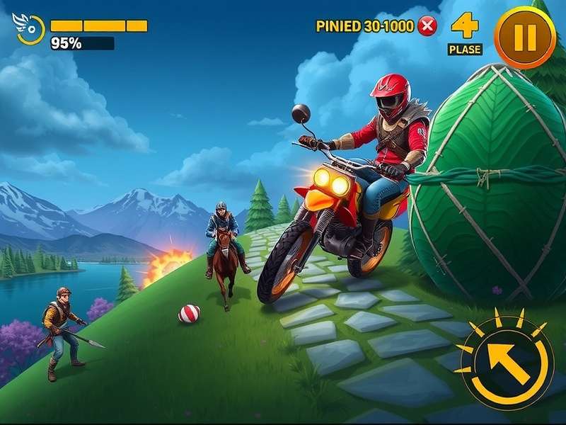 Pinjore Pursuit Gameplay Screenshot